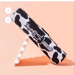 Suzie B Fitness Barbell Cow 🐮 print bar pad gently used